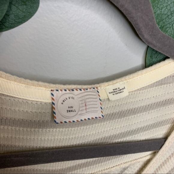 Anthropologie Postmark Striped Asymmetrical Button Down Dress Small - Picture 5 of 10